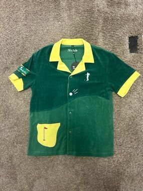 Tombolo ‘Mulligan’ Cabana Short Sleeve Button-Down Shirt - M - NWT